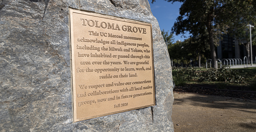 Toloma Grove sign.